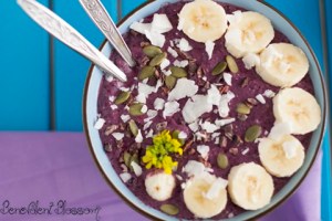 Purple Pleasure Smoothie Bowl | Farr Out Fine Art / The Kitchen Witch
